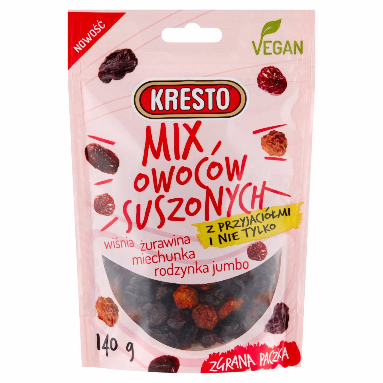 Zdjęcia - KRESTO Mix owoców suszonych 140 g