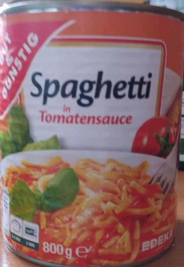 Zdjęcia - Spaghetti in tomatensauce Edeka