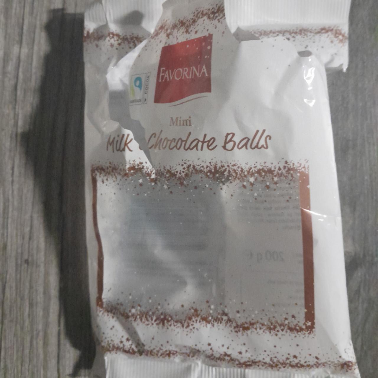 Zdjęcia - mini Milk chocolate balls Favorina