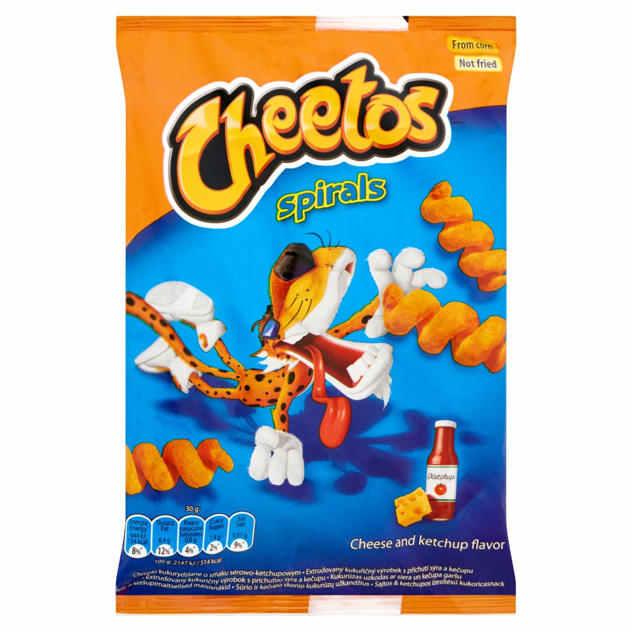 Zdjęcia - Spirals Chrupki kukurydziane o smaku serowo-ketchupowym Cheetos