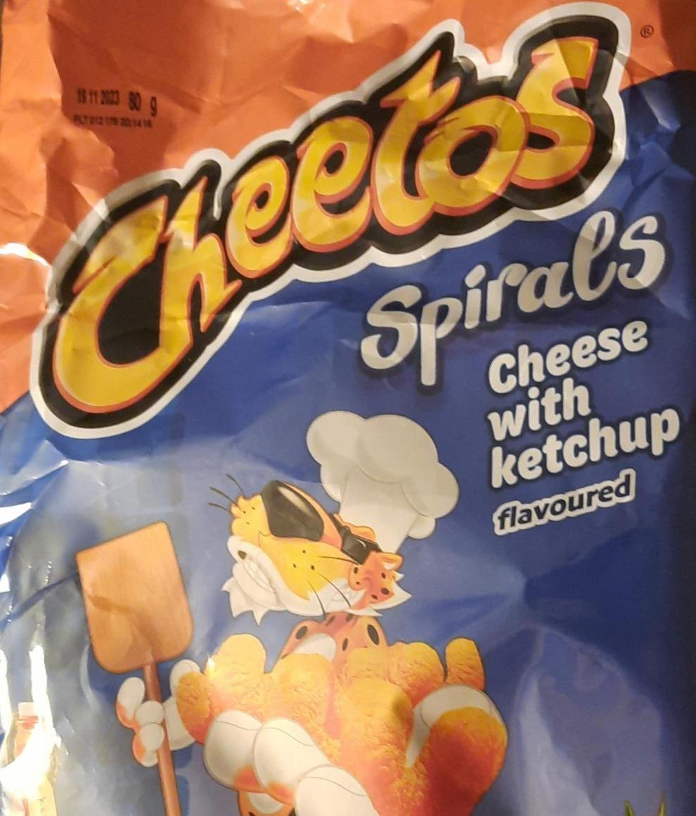 Zdjęcia - Spirals Chrupki kukurydziane o smaku serowo-ketchupowym 30 g Cheetos