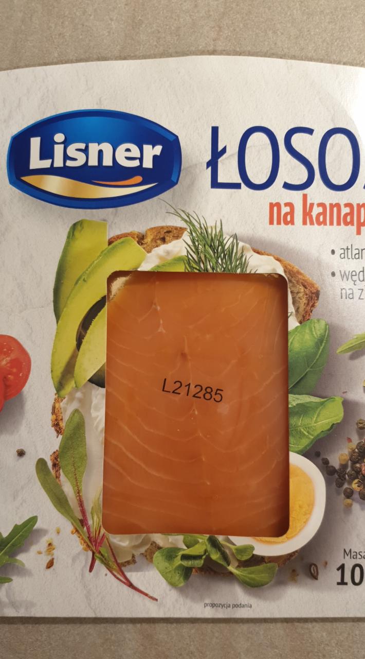 Zdjęcia - Lisner Łosoś na kanapkę 100 g