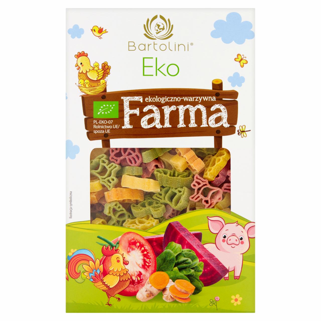 Zdjęcia - Bartolini Eko Farma Makaron ekologiczny durum 5-smakowy 250 g