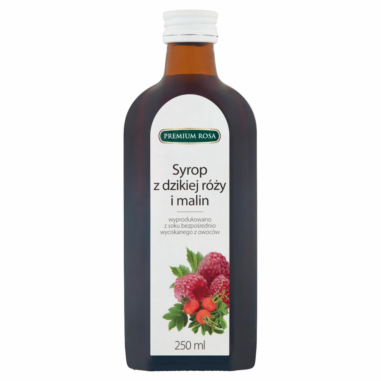 Zdjęcia - Premium Rosa Syrop róża i malina 250 ml