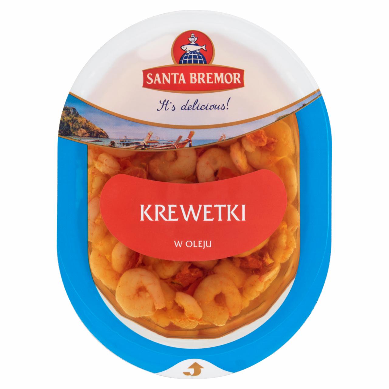 Zdjęcia - Santa Bremor Krewetki w oleju 150 g