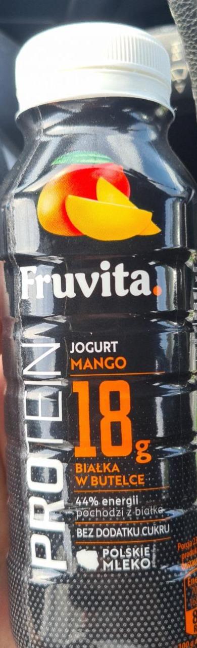 Zdjęcia - Protein Jogurt pitny Mango FruVita