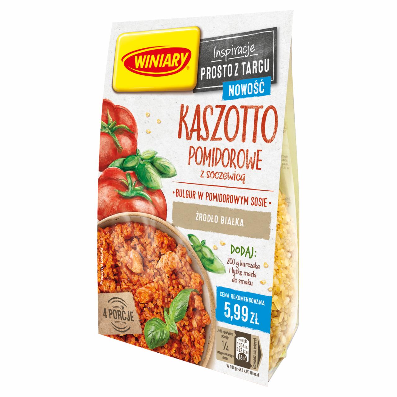 Zdjęcia - Winiary Kaszotto pomidorowe z soczewicą 240 g