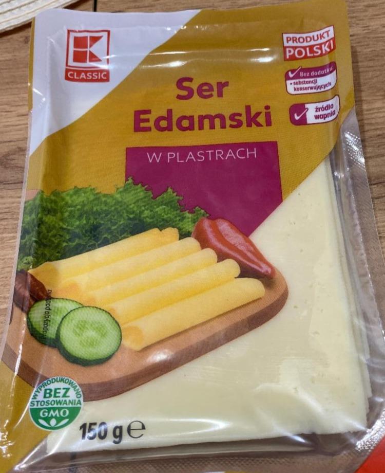 Zdjęcia - Ser Edamski w plastrach K-Classic