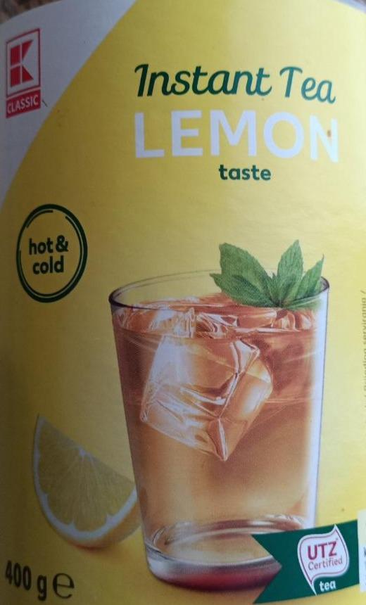 Zdjęcia - K-Classic Instant Tea Lemon Herbata granulowana