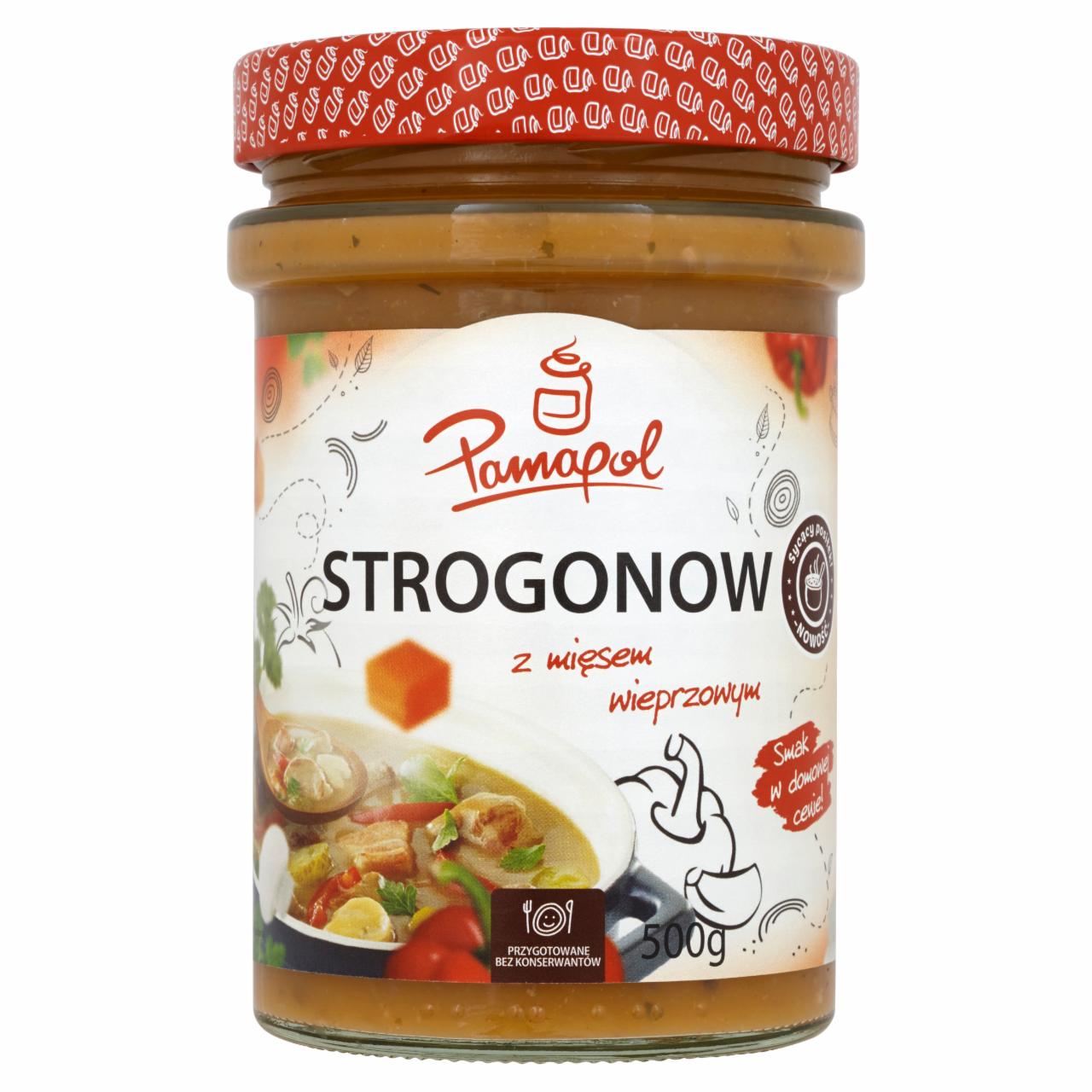 Zdjęcia - Pamapol Strogonow z mięsem wieprzowym 500 g