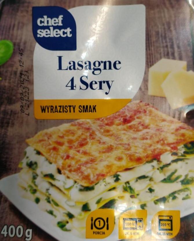 Zdjęcia - Lasagne 4 Sery chef select
