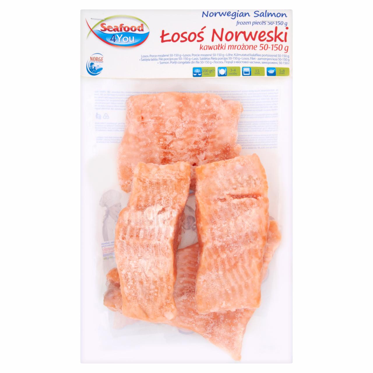 Zdjęcia - SeaFood4You Łosoś Norweski kawałki 500 g