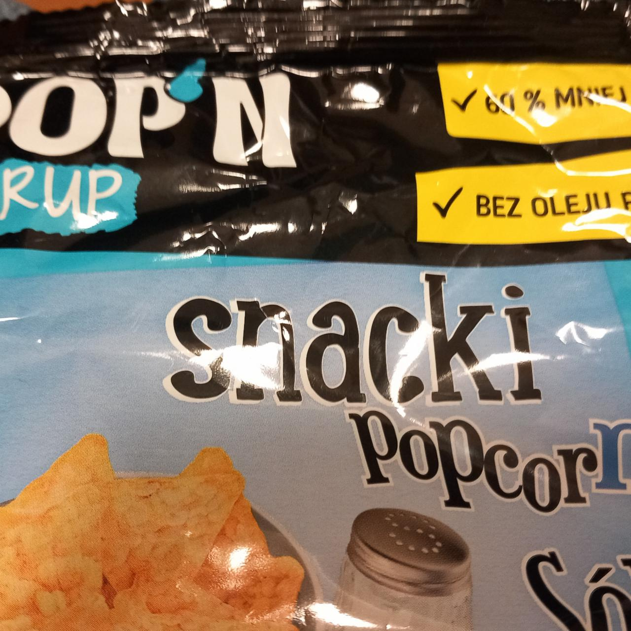 Zdjęcia - Pop’n chrup snacki popcornowe sól morska Sante