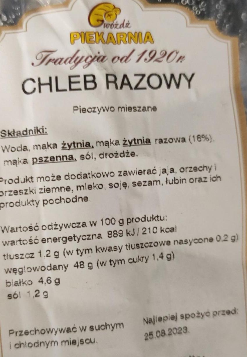 Zdjęcia - Chleb razowy piekarnia Gwóźdź