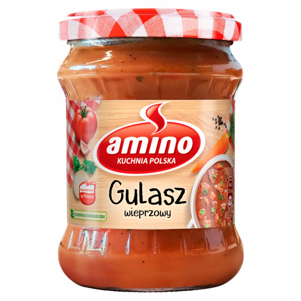 Zdjęcia - Amino Gulasz wieprzowy 460 g