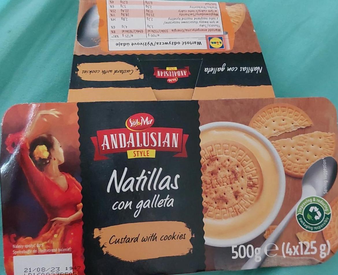 Zdjęcia - Natillas con galleta Custard with cookies Sol&Mar