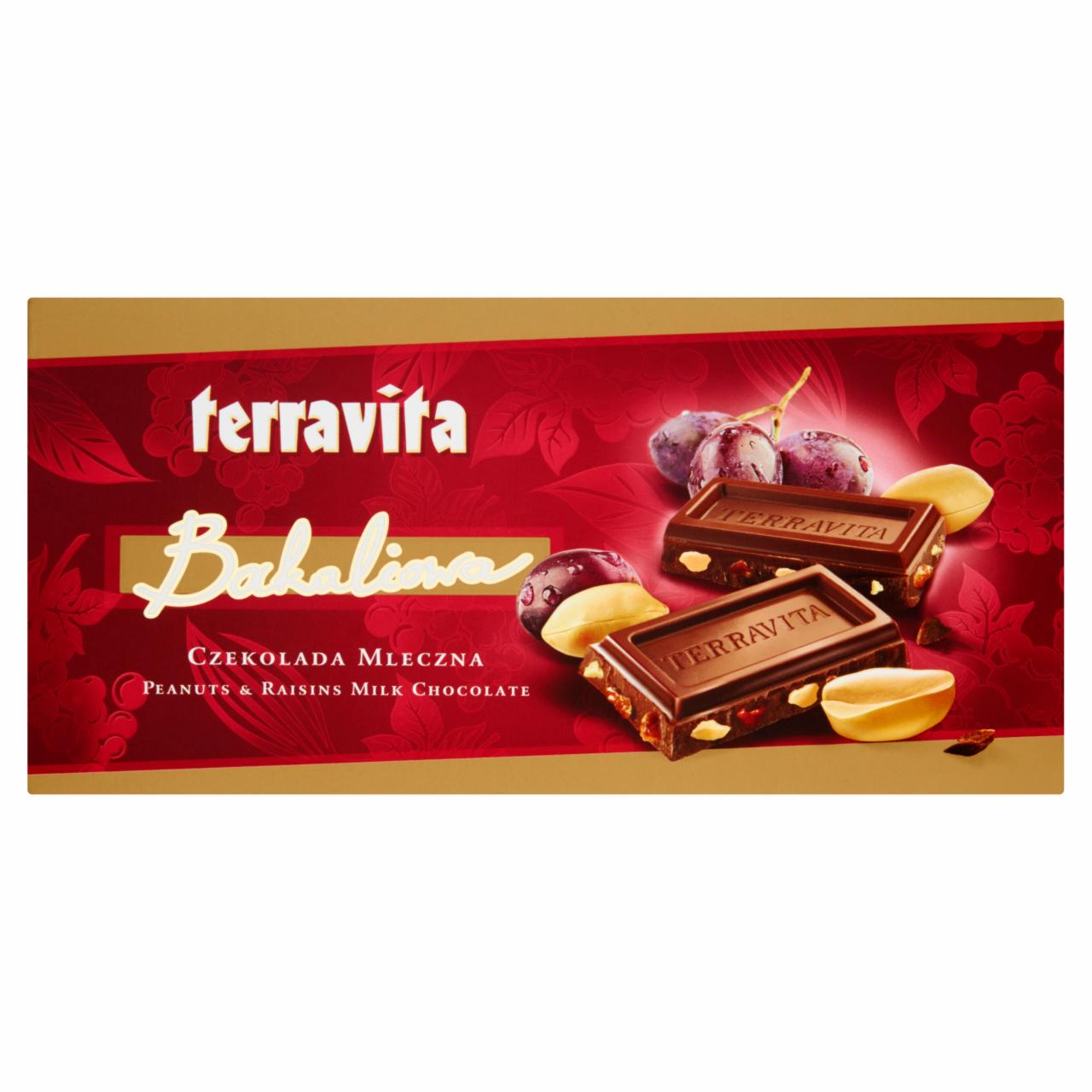 Zdjęcia - Terravita Bakaliowa Czekolada mleczna 165 g