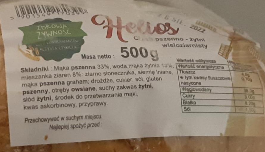 Zdjęcia - Helios chleb pszenno żytni wieloziarnisty