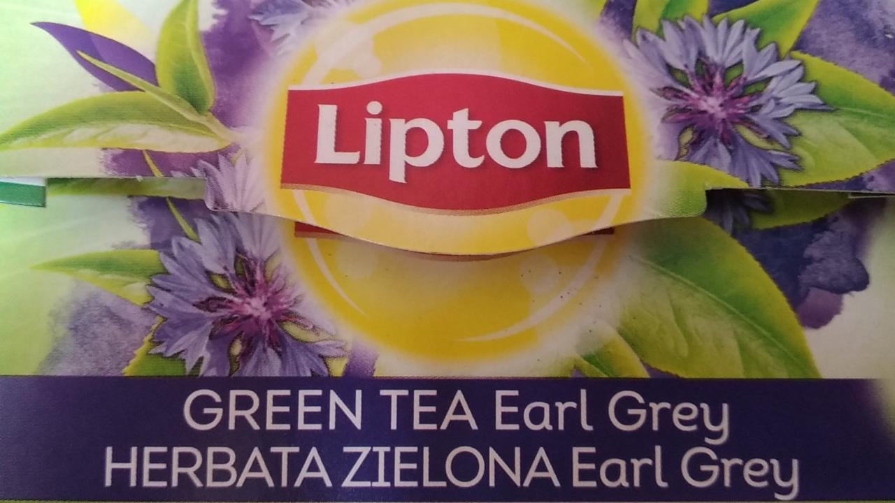 Zdjęcia - Lipton Earl Grey Herbata zielona 40 g (25 torebek)