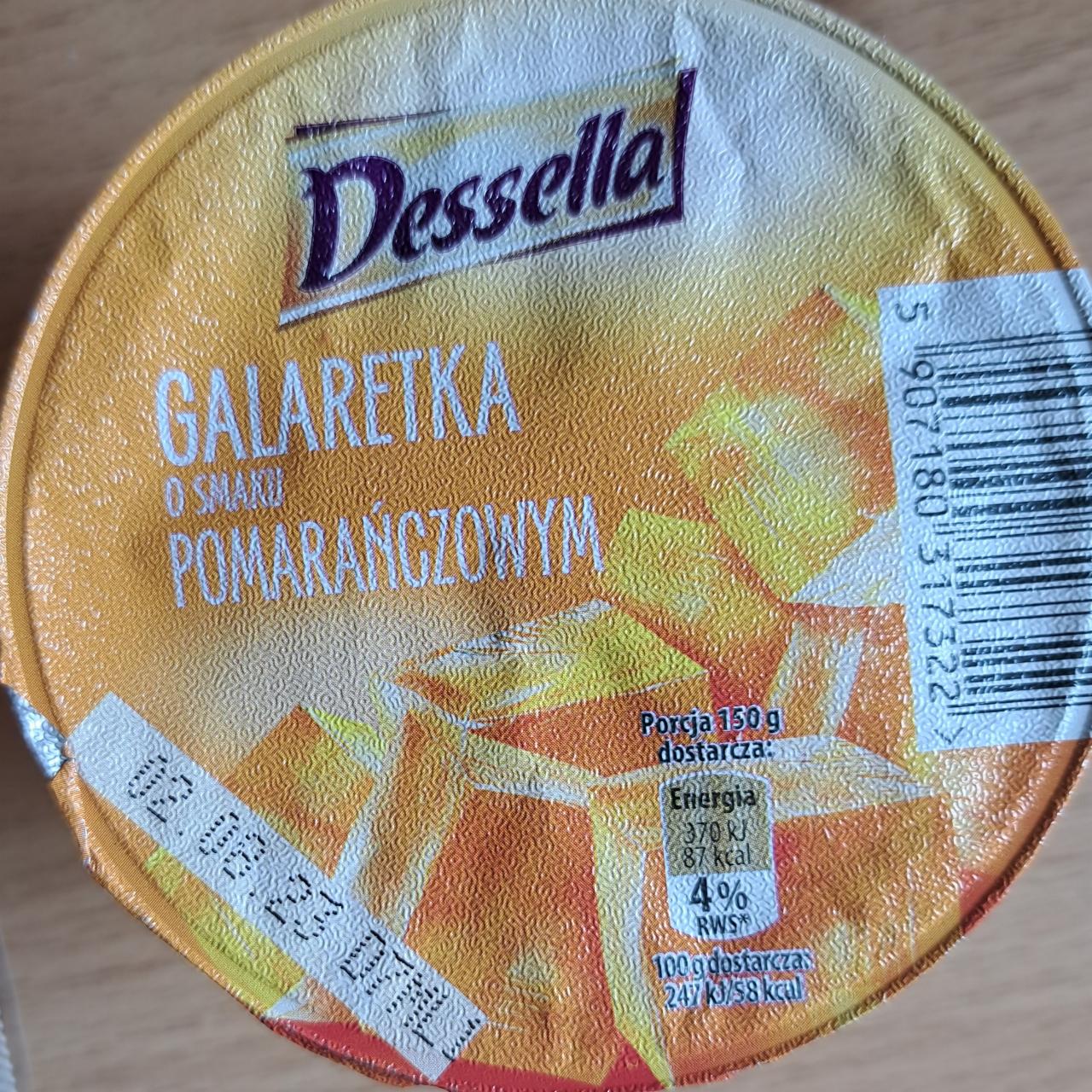 Zdjęcia - Galaretka o smaku pomarańczowym Dessella