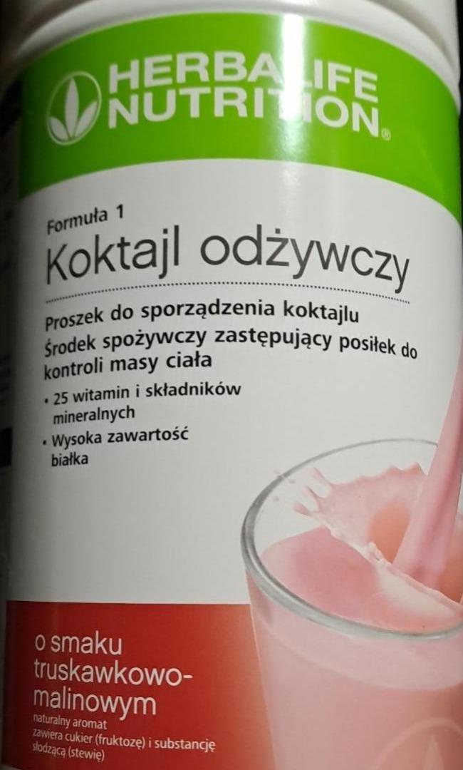 Zdjęcia - Koktajl odżywczy truskawkowo malinowy herbalife nutrition