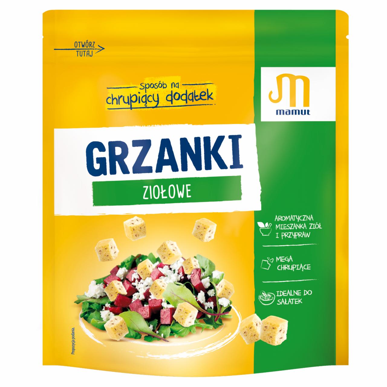 Zdjęcia - Mamut Grzanki ziołowe 150 g