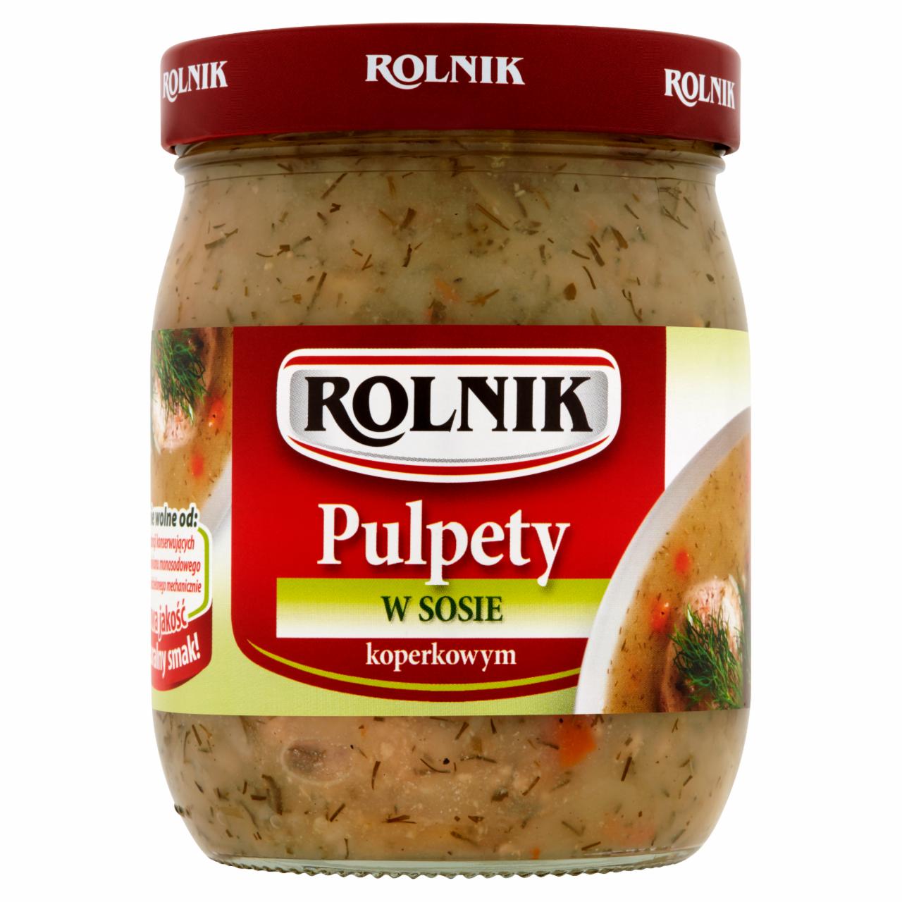 Zdjęcia - Rolnik Pulpety w sosie koperkowym 510 g