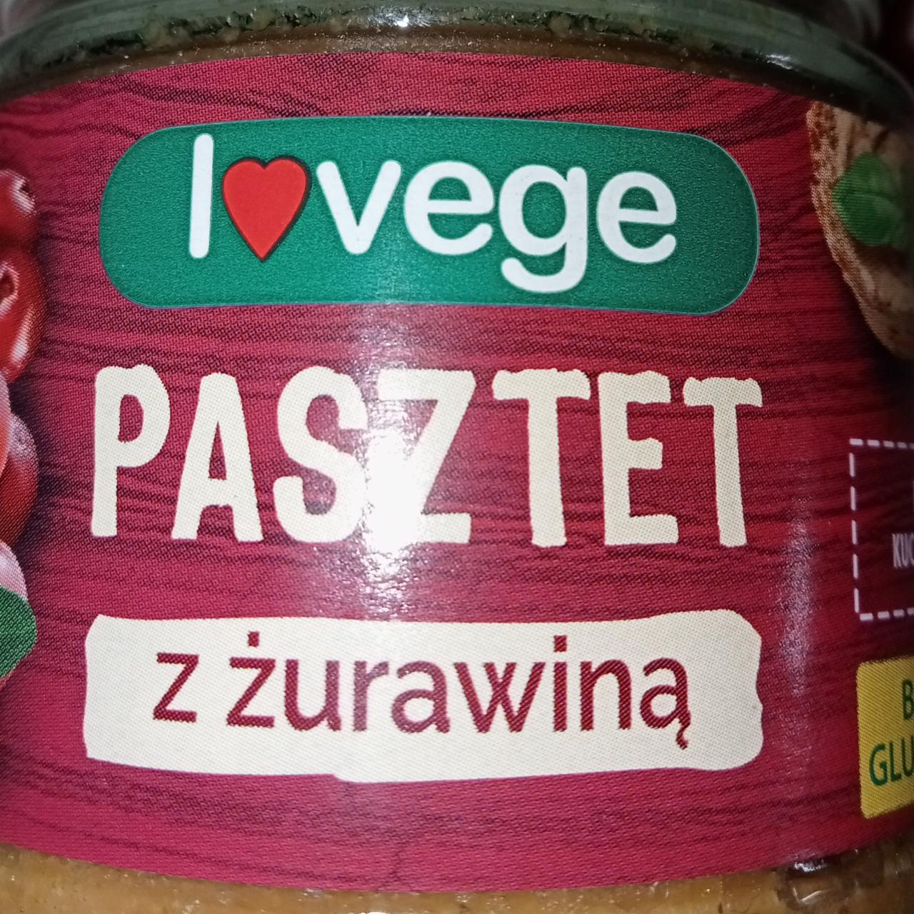 Zdjęcia - Pasztet z żurawiną I love vege