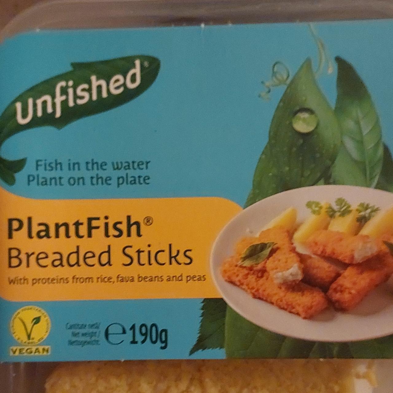 Zdjęcia - PlantFish Breaded sticks Unfished
