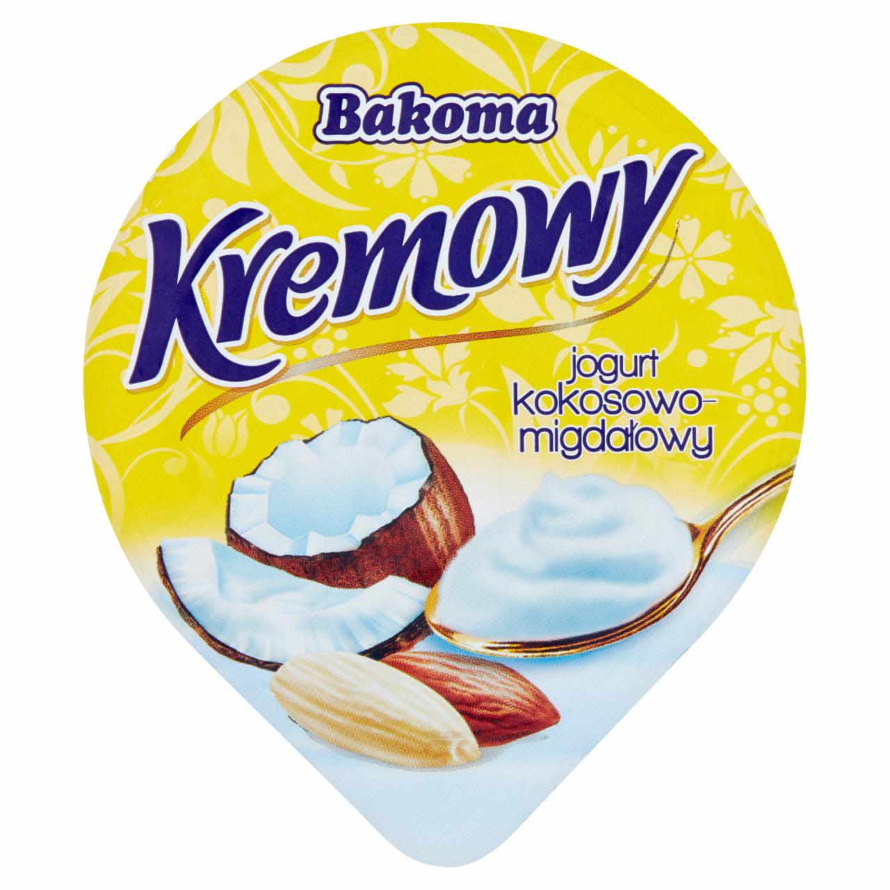 Zdjęcia - Bakoma Kremowy jogurt kokosowo-migdałowy 140 g