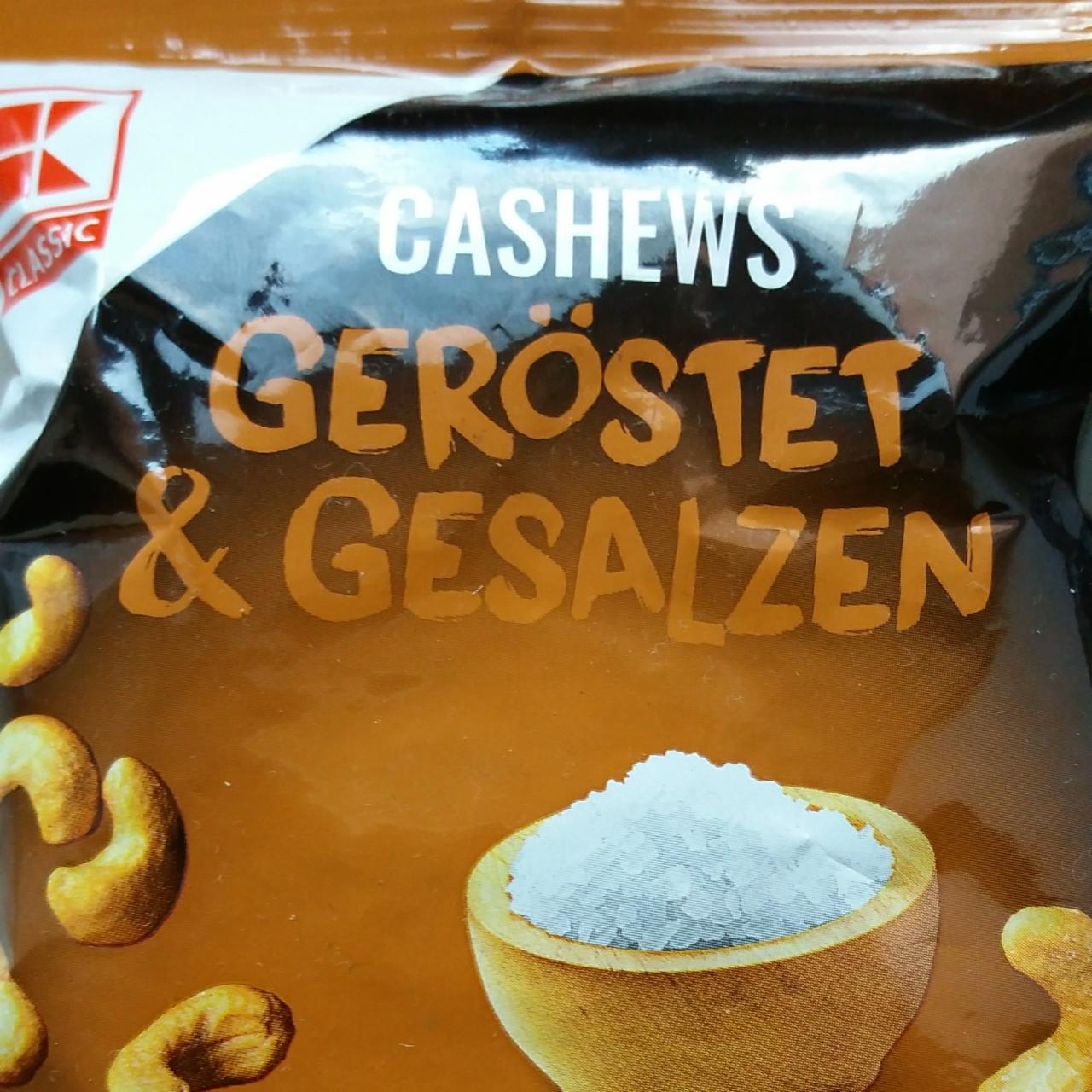 Zdjęcia - Cashews geröstet & gesalzen K-Classic