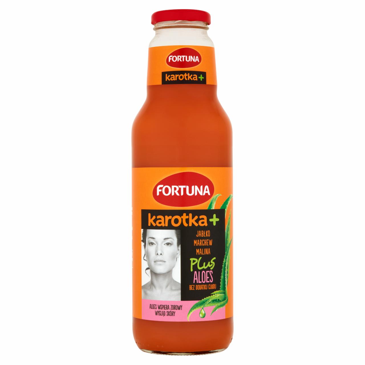 Zdjęcia - Fortuna Karotka+ Jabłko marchew malina + aloes Sok 750 ml