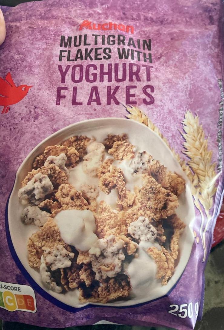 Zdjęcia - Multigrain flakes with yoghurt flakes Auchan