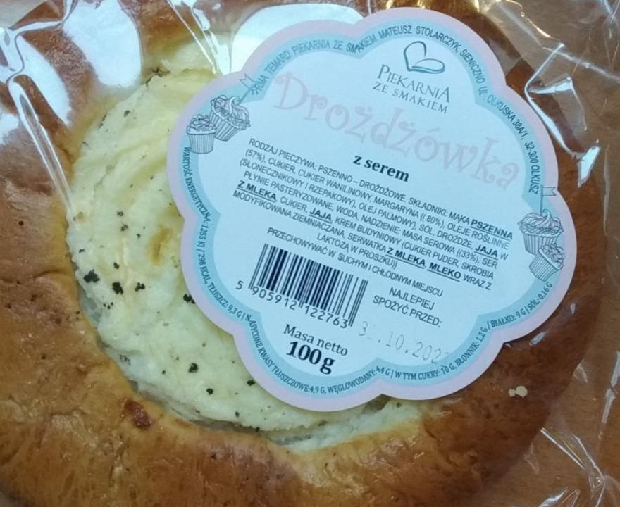 Zdjęcia - drożdżówka z serem Piekarnia ze smakiem