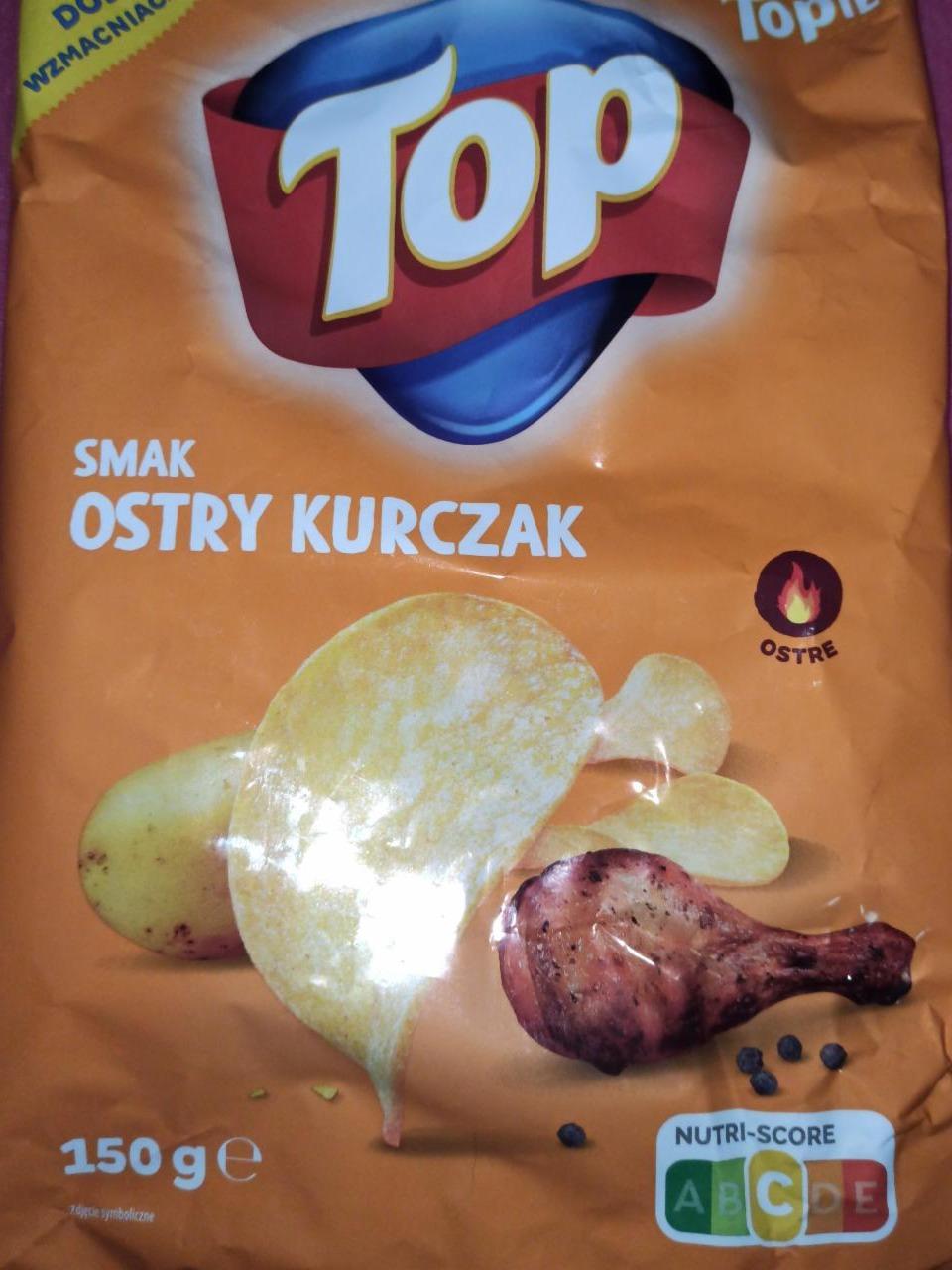 Zdjęcia - Chipsy o smaku ostrego kurczaka Top