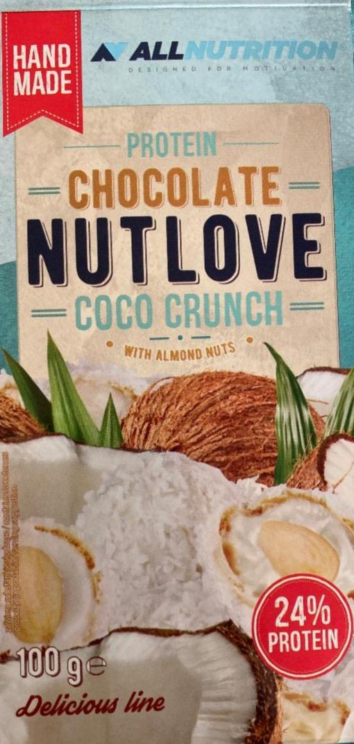 Zdjęcia - Czekolada NUTLOVE kokosowa Allnutrition