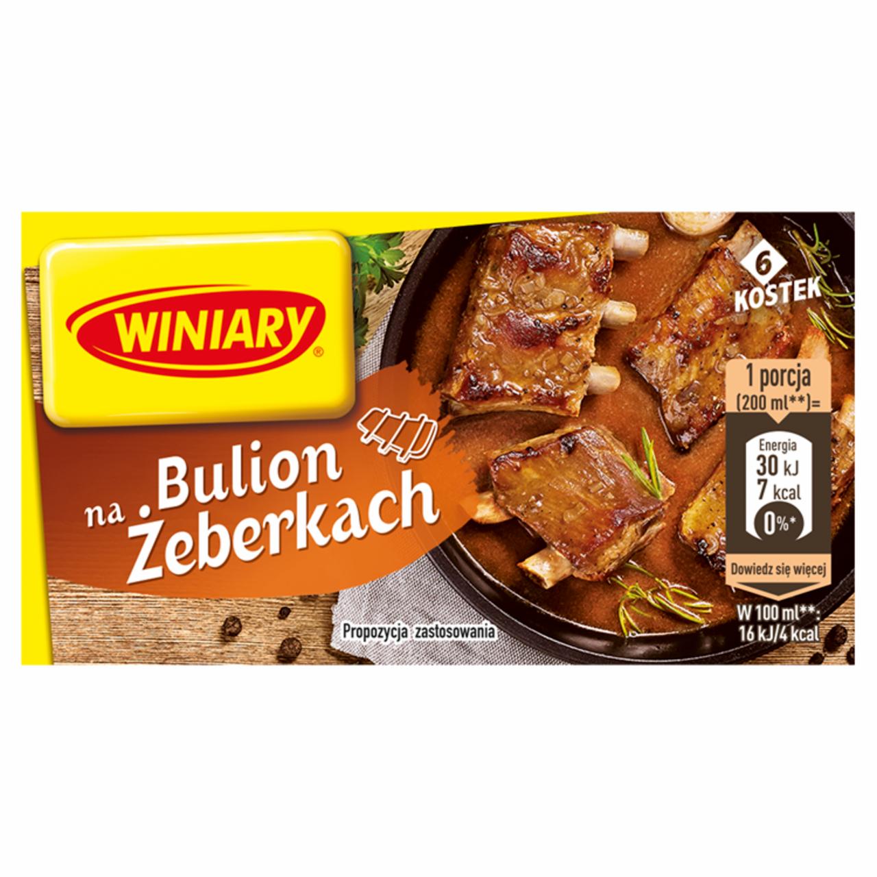 Zdjęcia - Winiary Bulion na żeberkach 60 g (6 kostek)