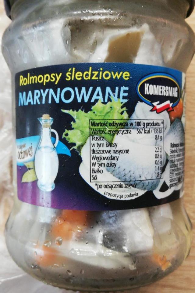 Zdjęcia - Rolmopsy śledziowe marynowane Komersmag