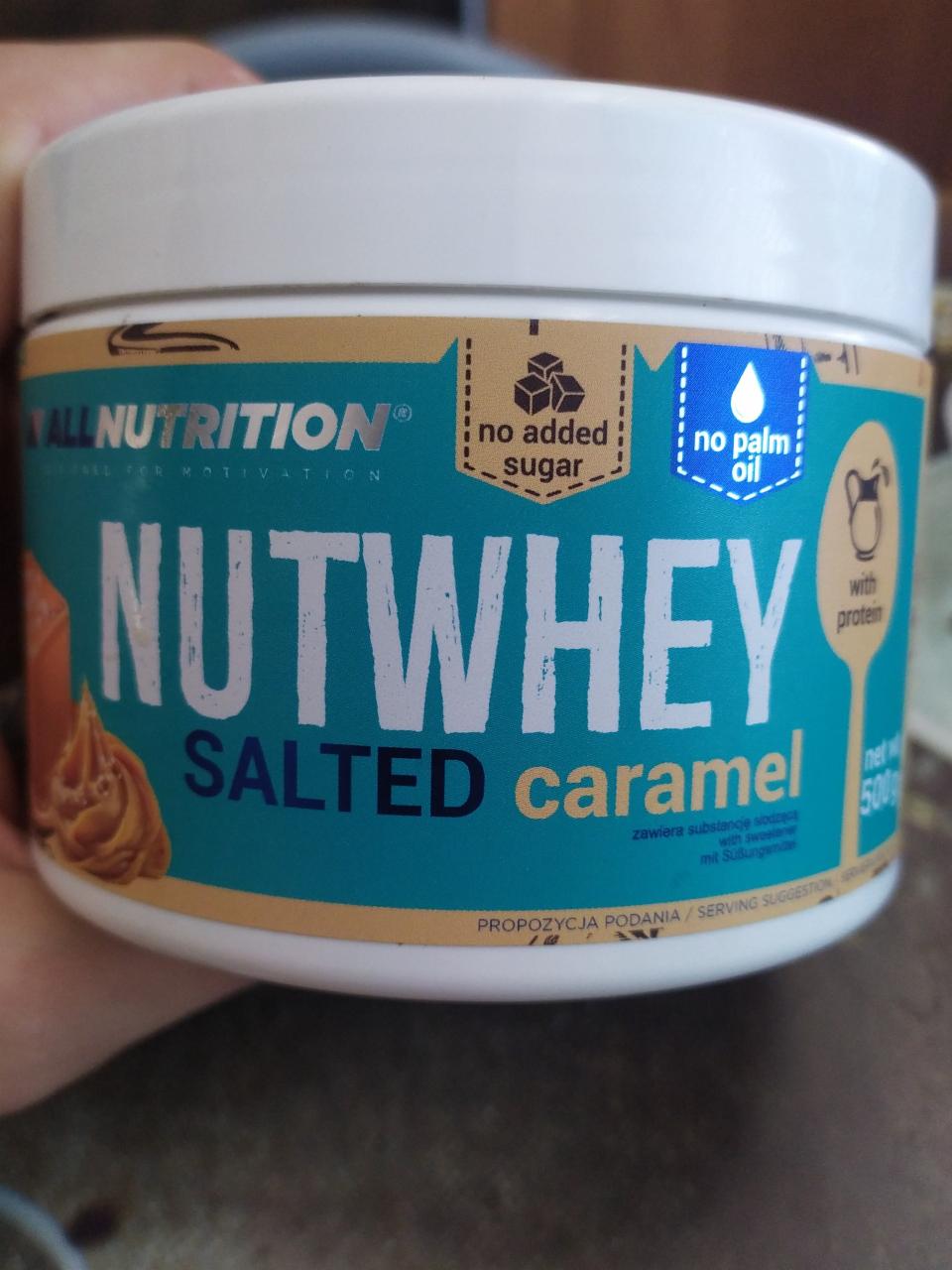 Zdjęcia - Nutwhey salted carmel allnutrition