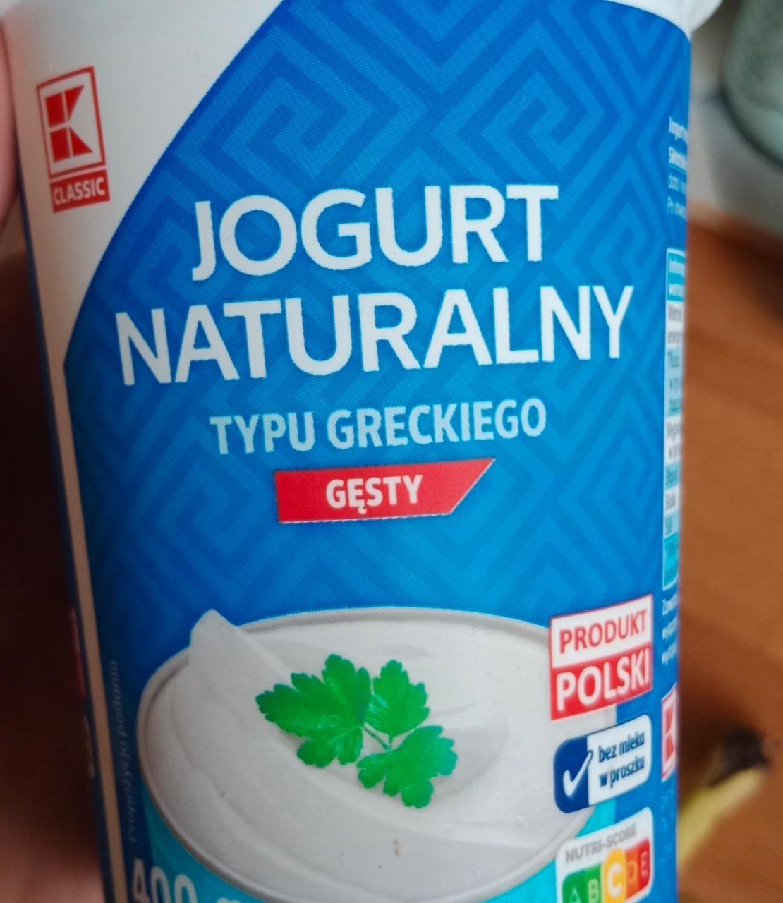 Zdjęcia - Jogurt naturalny typu greckiego gęsty K-Classic