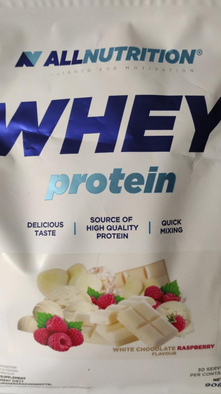 Zdjęcia - Allnutrition Whey protein suite white chocolate raspberry