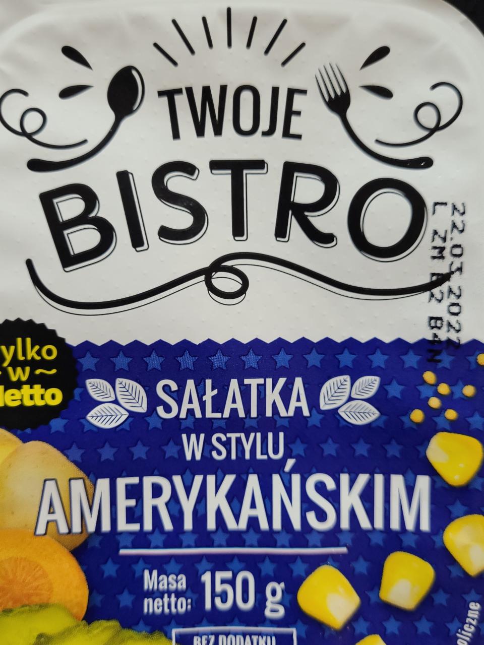 Zdjęcia - Twoje bistro Sałatka w stylu amerykańskim