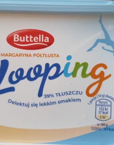 Zdjęcia - Margaryna półtłusta Looping Buttella