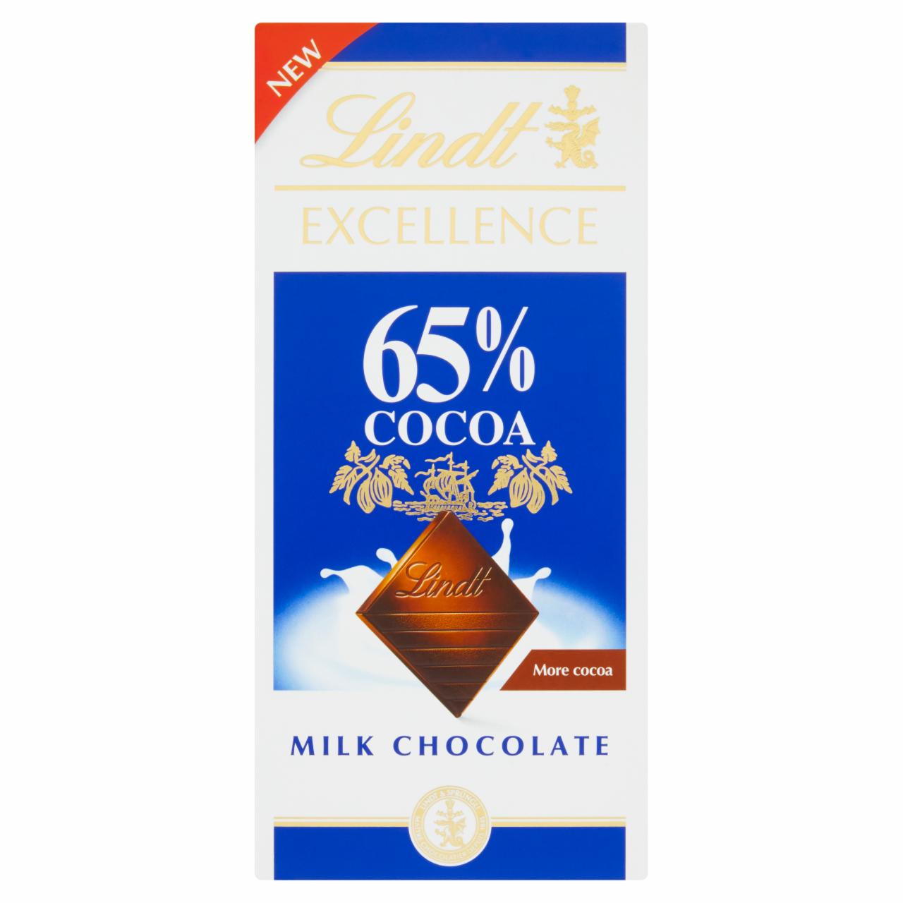 Zdjęcia - Lindt Excellence 65 % Cocoa Czekolada mleczna 80 g