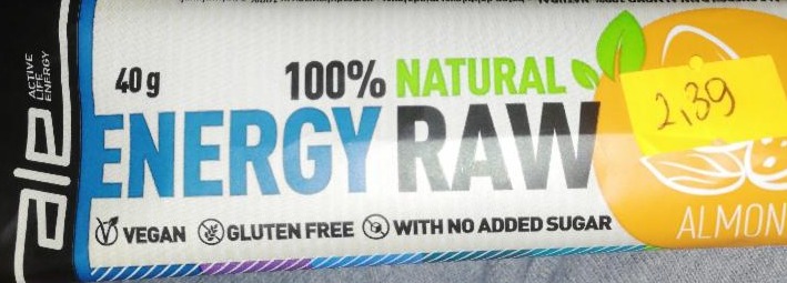 Zdjęcia - Energy RAW almond 