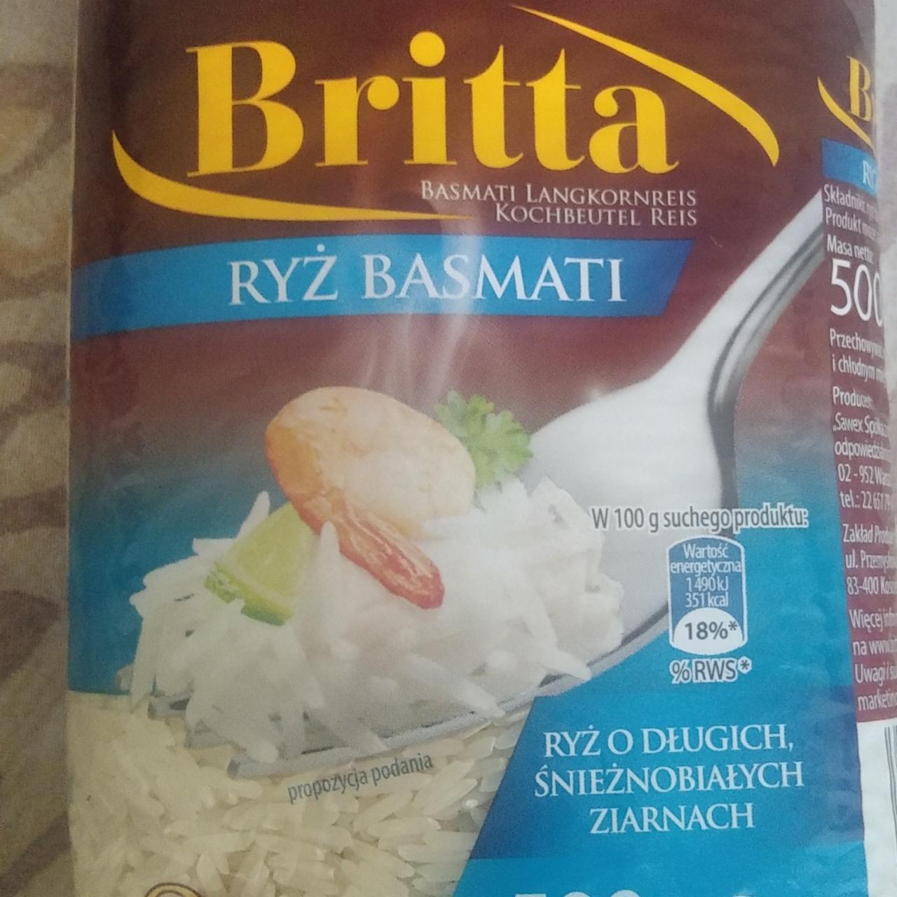 Zdjęcia - Britta ryż basmati