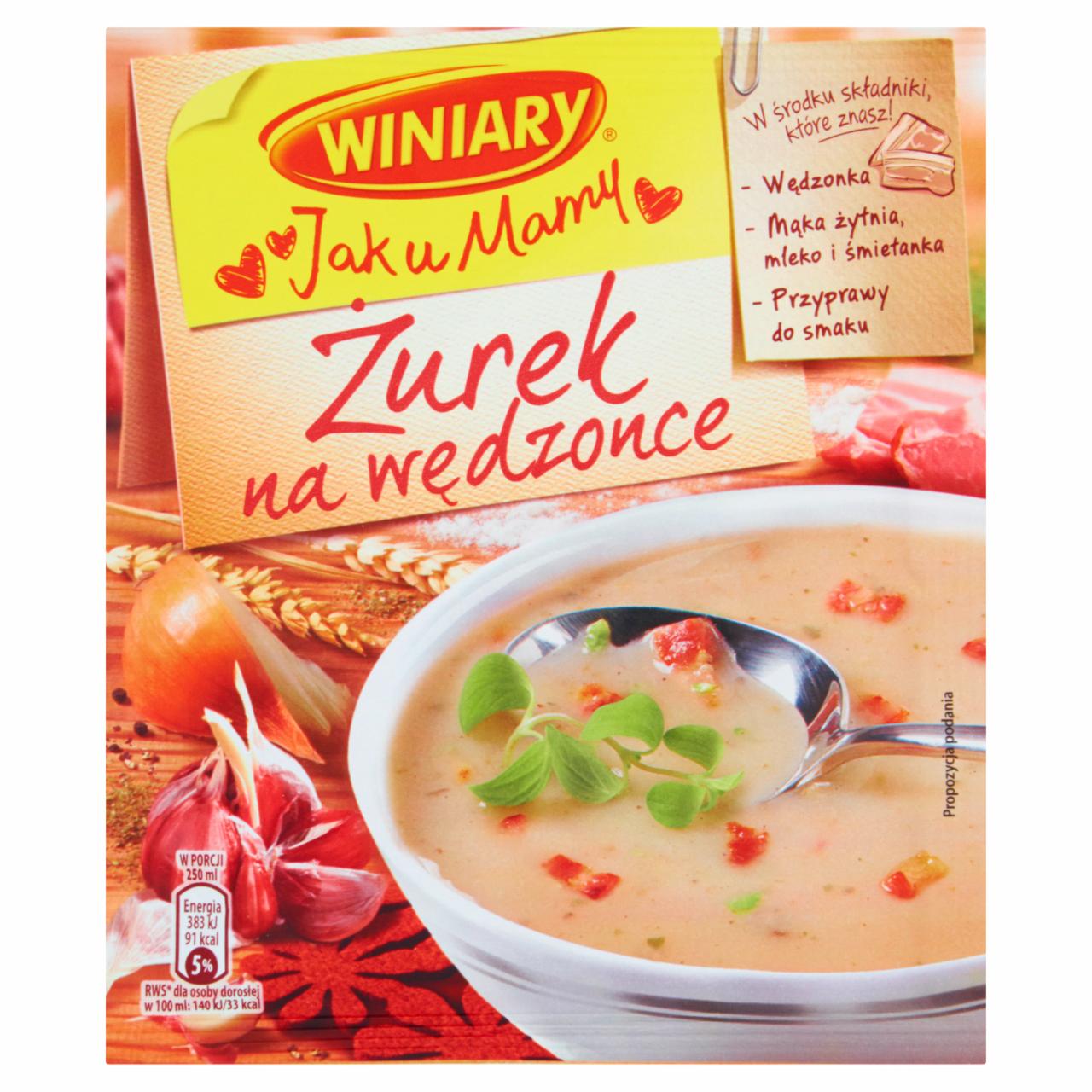 Zdjęcia - Winiary Jak u Mamy Żurek na wędzonce 46 g