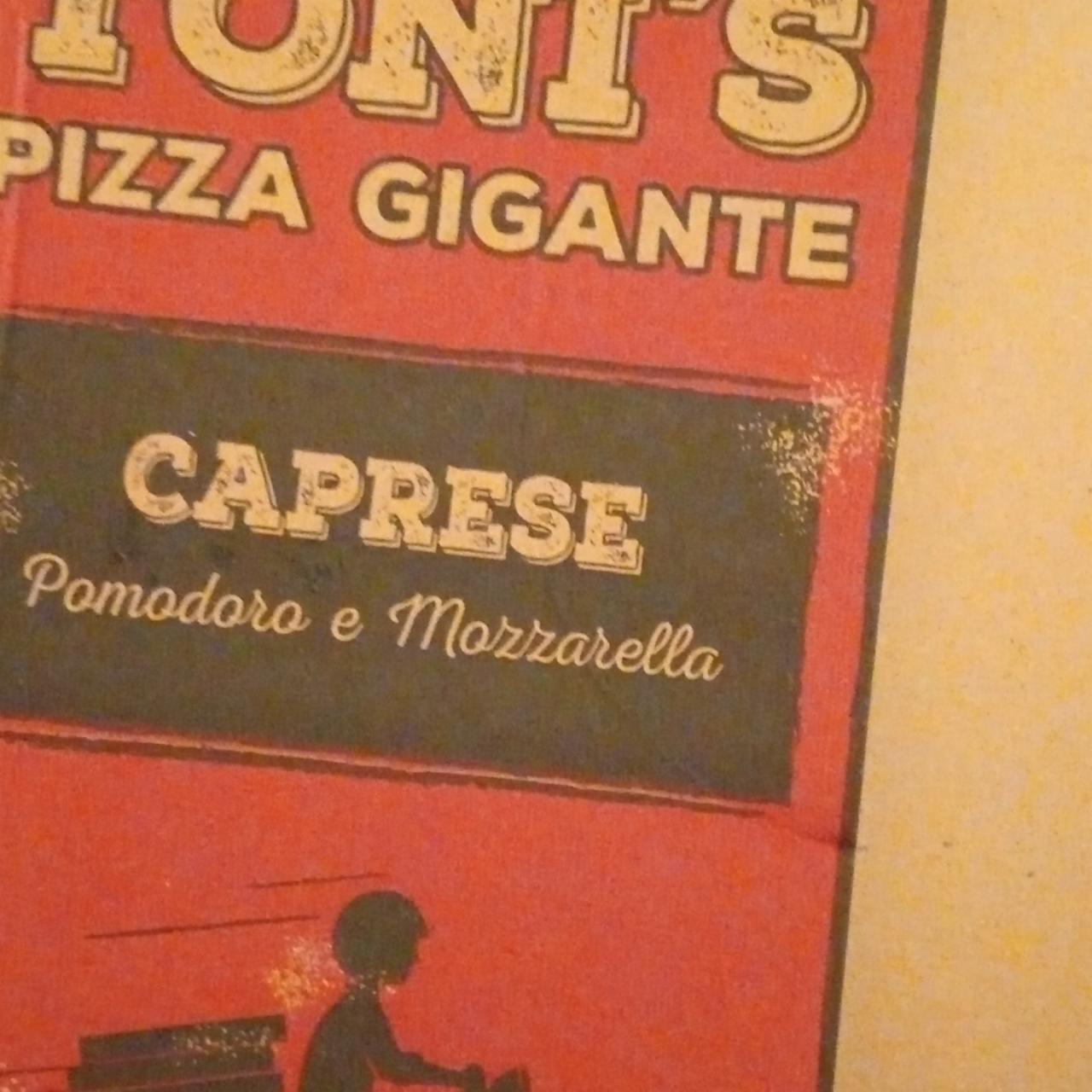 Zdjęcia - Pizza gigante caprese Papa Toni's