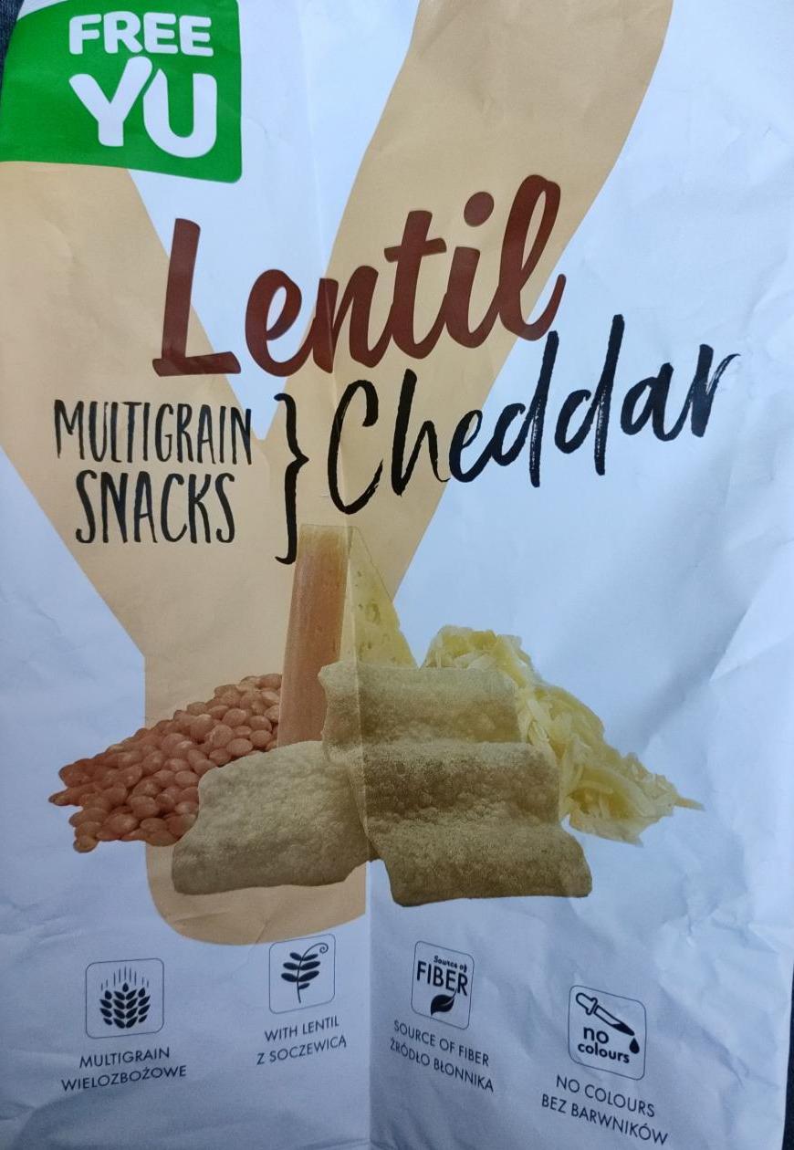 Zdjęcia - Lentil multigrain snacks cheeddar FreeYU