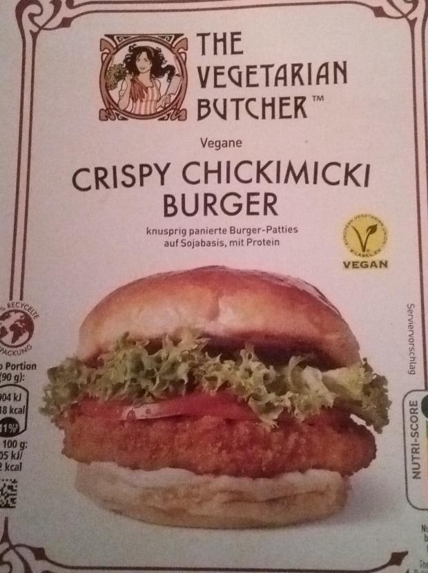 Zdjęcia - The vegetarian butcher Crispy Chickimicki Burger